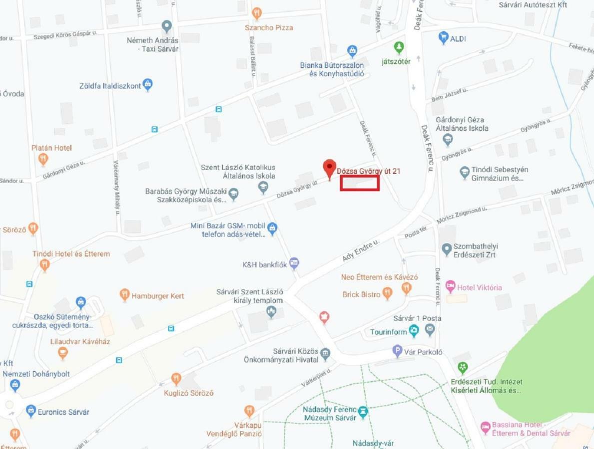 Trika Apartman Sárvár المظهر الخارجي الصورة